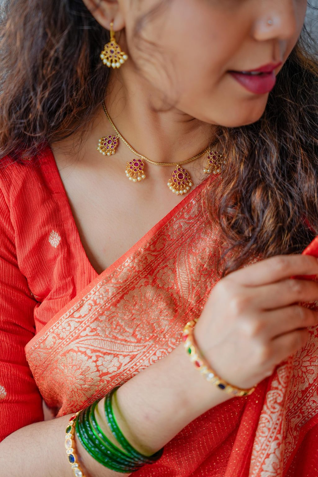 Charulatha Necklace Set