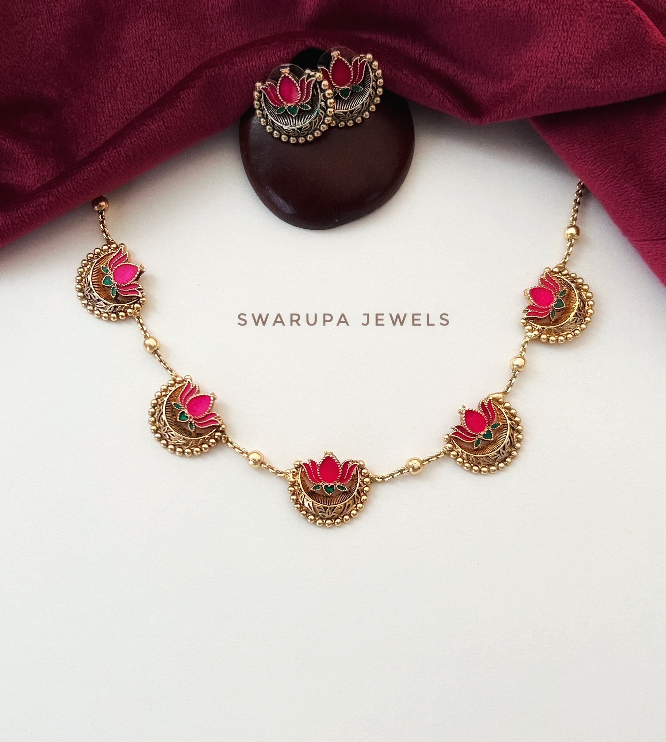 THAMARAI NECKLACE SET