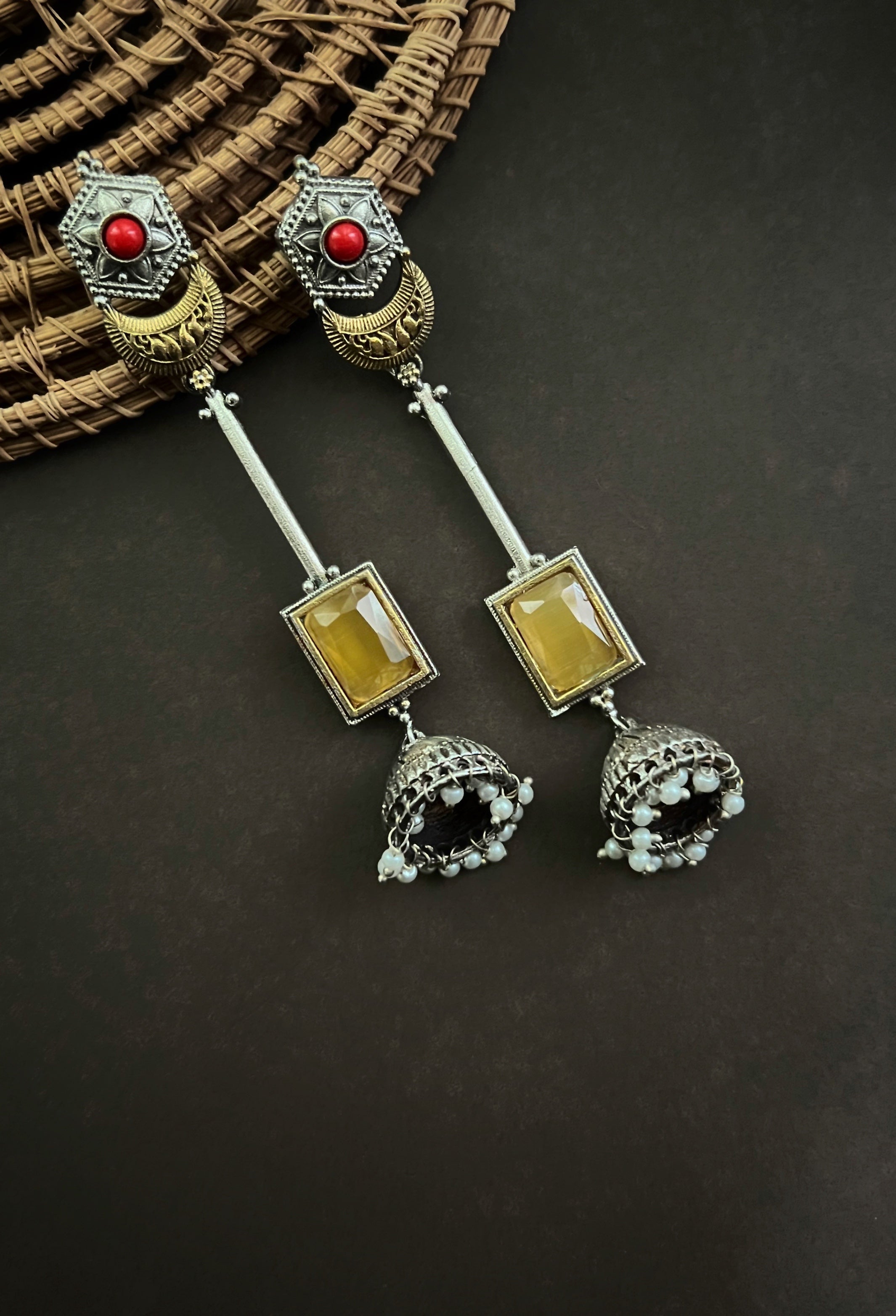 LONG SILVER JHUMKA SWS007