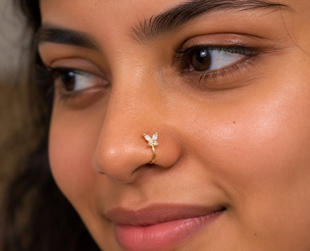 Butterfly Adjustable Nose Ring