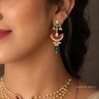 Abharana Pearl Choker Set